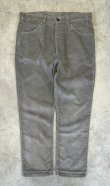 画像1: 80'S LEVIS 519 コーデュロイ グレー 42TALONジップ USA製 W36L30 (VINTAGE)
