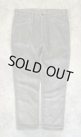 画像: 80'S LEVIS 519 コーデュロイ グレー 42TALONジップ USA製 W36L30 (VINTAGE)