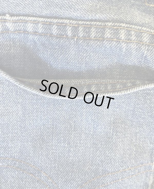 画像6: 70'S LEVIS 517 "66前期" ボタン裏2 デニム インディゴ 42TALONジップ W38L34 USA製 (VINTAGE)