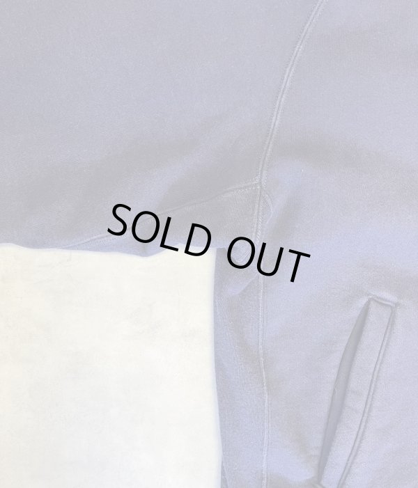 画像4: 90'S RUSSELL ATHLETIC "PRO COTTON" 裏地ナイロン スナップボタン スウェットジャケット ネイビー USA製 (VINTAGE)