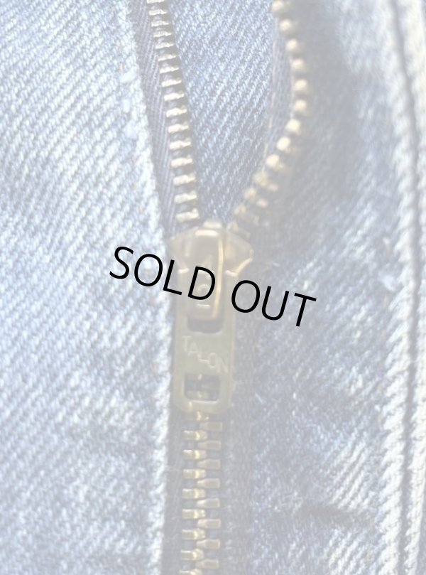 画像4: 70'S LEVIS 517 "66前期" ボタン裏2 デニム インディゴ 42TALONジップ W38L34 USA製 (VINTAGE)