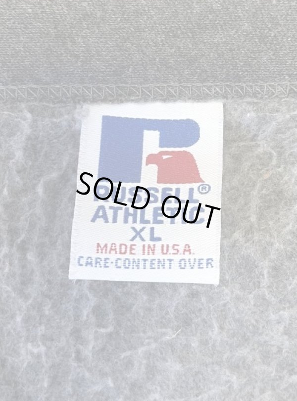 画像2: 90'S RUSSELL ATHLETIC スウェット カーディガン チャコール USA製 (VINTAGE)