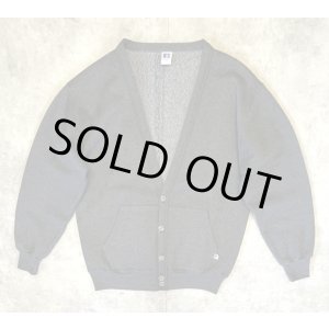 画像: 90'S RUSSELL ATHLETIC スウェット カーディガン チャコール USA製 (VINTAGE)