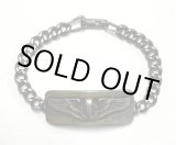 画像: 40'S アメリカ軍 US ARMY AIR FORCE パイロットウイング スターリングシルバー ミリタリー IDプレート チェーンブレスレット シルバー (VINTAGE)