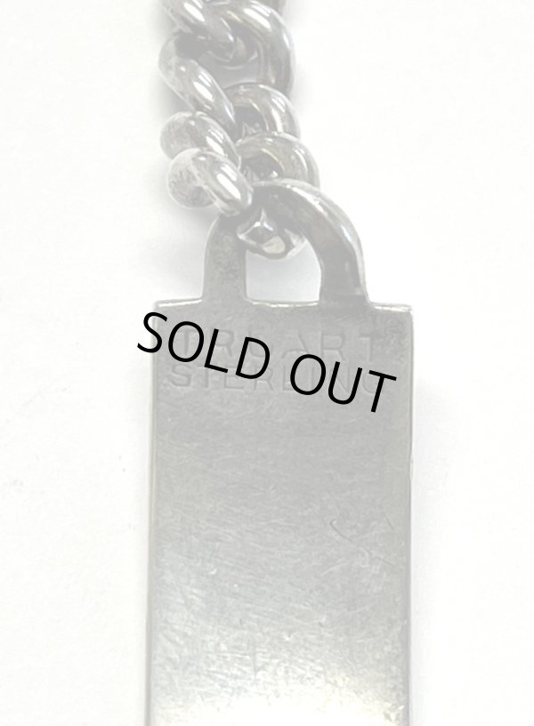 画像4: 60'S アメリカ軍 スターリングシルバー ミリタリー IDプレート チェーンブレスレット シルバー (VINTAGE)