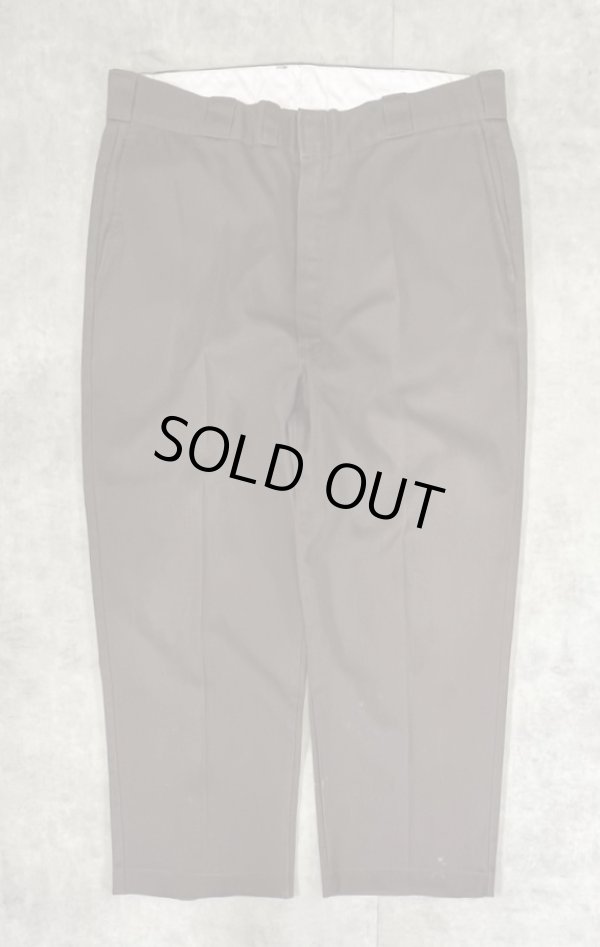 画像3: 70'S DICKIES 874 チビタグ ワークパンツ ブラウン W38L36 JEANSアルミジップ USA製 (VINTAGE)