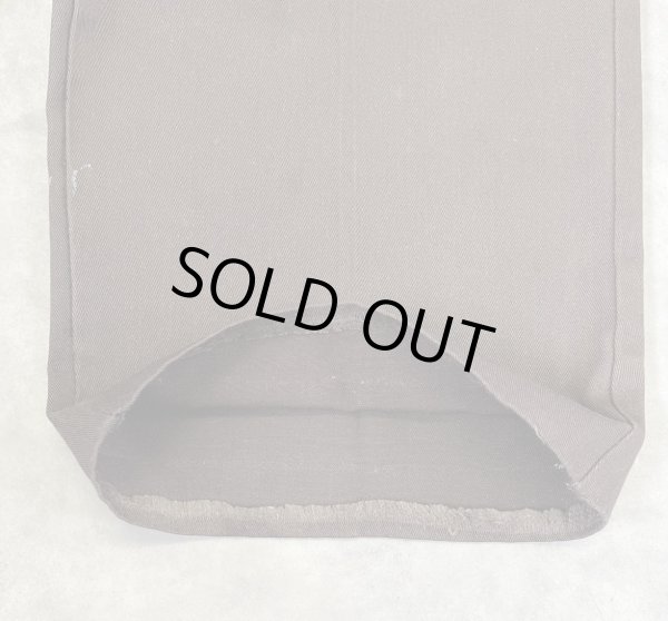 画像7: 70'S DICKIES 874 チビタグ ワークパンツ ブラウン W38L36 JEANSアルミジップ USA製 (VINTAGE)