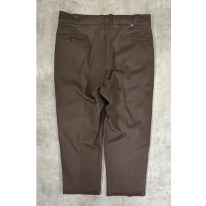 画像: 70'S DICKIES 874 チビタグ ワークパンツ ブラウン W38L36 JEANSアルミジップ USA製 (VINTAGE)