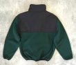 画像5: 90'S RALPH LAUREN POLO JEANS ナイロン切り替え フリースジャケット ブラック/グリーン USA製 (VINTAGE)