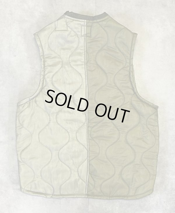 画像3: ODDMENT "QUILTING VEST" アメリカ軍 キルティングライナー 解体再構築 ベスト オリーブ (REMAKE)