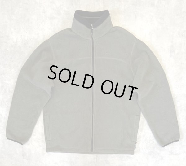 画像1: 90'S TIMBERLAND フルジップ フリースジャケット オリーブ/ブラック (VINTAGE)