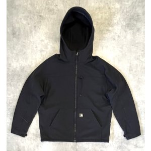 画像: 00'S CARHARTT 裏地フリース ソフトシェルジャケット ブラック (VINTAGE)