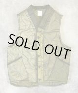 画像: ODDMENT "QUILTING VEST" アメリカ軍 キルティングライナー 解体再構築 ベスト オリーブ (REMAKE)