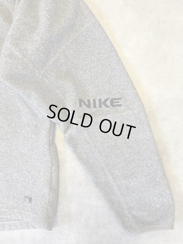 画像3: 00'S NIKE 立体裁断 ハーフジップ フリースジャケット グレー (VINTAGE)