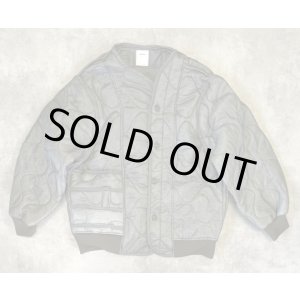 画像: ODDMENT "QUILTING MA-1" アメリカ軍 キルティングライナー 解体再構築 ジャケット カーキ (REMAKE)