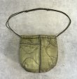 画像4: ODDMENT "QUILTING POUCH" アメリカ軍 キルティングライナー解体再構築 ポーチ オリーブ (REMAKE)