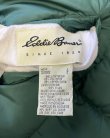 画像2: 90'S EDDIE BAUER 白タグ グースダウン スクエアキルト リバーシブル ダウンベスト ネイビー/グリーン (VINTAGE)