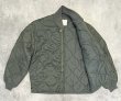 画像4: 70'S アメリカ軍 USAF "CWU-9/P" キルティング ライナージャケット セージグリーン (VINTAGE) 