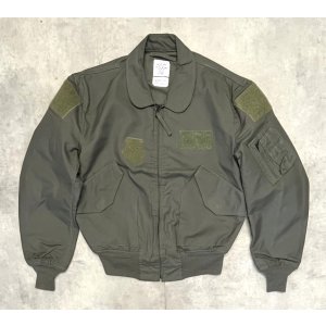 画像: 90'S アメリカ軍 USAF "CWU-36/P" アラミド フライトジャケット セージグリーン (VINTAGE) 