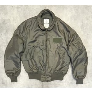 画像: 90'S アメリカ軍 USAF "CWU-36/P" アラミド フライトジャケット セージグリーン (VINTAGE) 