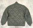 画像5: 70'S アメリカ軍 USAF "CWU-9/P" キルティング ライナージャケット セージグリーン (VINTAGE) 