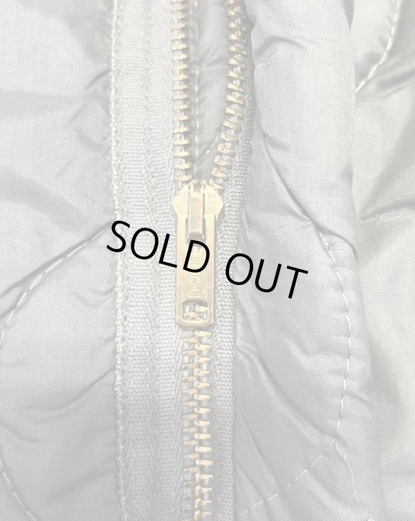 画像3: 70'S アメリカ軍 USAF "CWU-9/P" キルティング ライナージャケット セージグリーン (VINTAGE) 