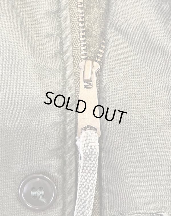 画像3: 80'S アメリカ軍 US NAVY "A-2" デッキジャケット ミリタリーグリーン (VINTAGE)