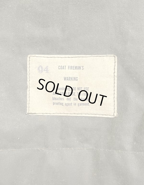 画像4: 60'S アメリカ軍 US ARMY ファイヤーマンコート オリーブ (VINTAGE)