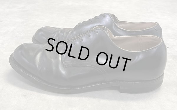 画像2: 70'S アメリカ軍 US NAVY "D.J.LEAVENWORTH製" レザーソール サービスシューズ (VINTAGE)