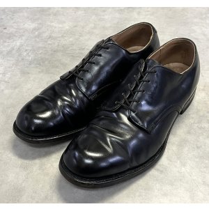 画像: 70'S アメリカ軍 US NAVY "D.J.LEAVENWORTH製" レザーソール サービスシューズ (VINTAGE)