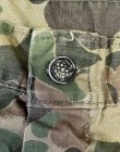 画像2: 60'S USMC 民間品 M-43 カーゴパンツ コの字留めジップ 13スターボタン ダックハンターカモ (VINTAGE)