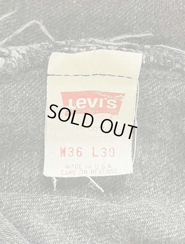 画像2: 90'S LEVIS 505 デニム ブラック USA製 W36L30 (VINTAGE)