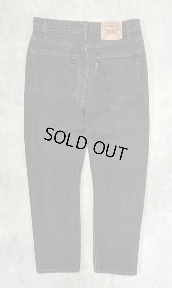 画像3: 00'S LEVIS 505 デニム ブラック USA製 W34L30 (VINTAGE)