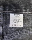 画像2: 00'S LEVIS 505 デニム ブラック USA製 W34L30 (VINTAGE)
