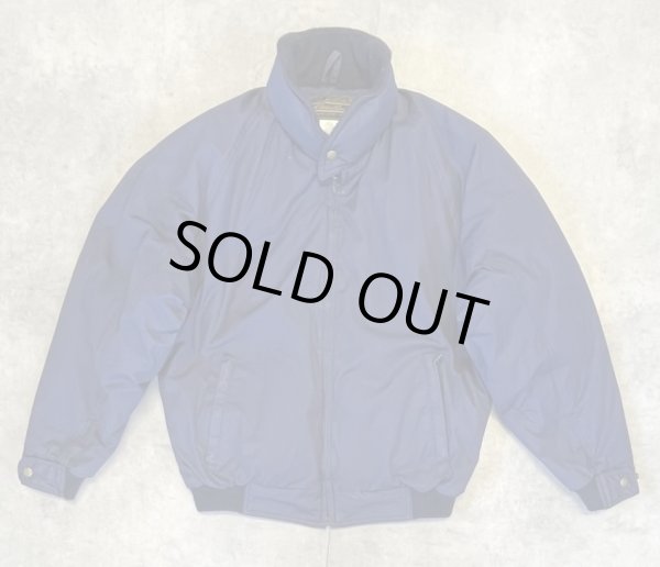 画像1: 80'S EDDIE BAUER "ALL PURPOSE" 黒タグ グースダウン ダウンジャケット ネイビー USA製 (VINTAGE)