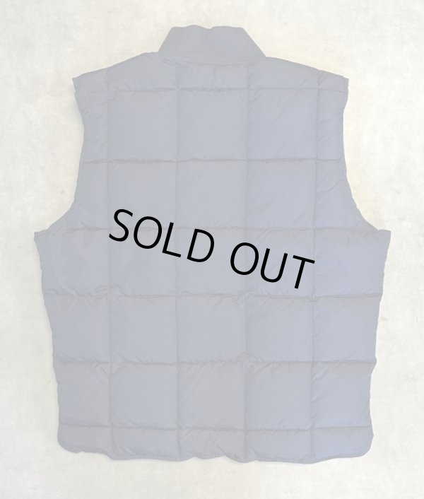 画像4: 80'S EDDIE BAUER 黒タグ グースダウン ダウンベスト ネイビー (VINTAGE)