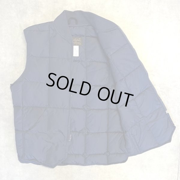 画像3: 80'S EDDIE BAUER 黒タグ グースダウン ダウンベスト ネイビー (VINTAGE)