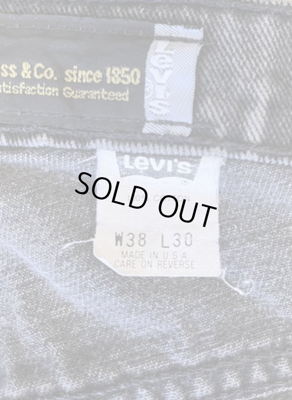 画像3: 90'S LEVIS SILVER TAB デニム ブラック USA製 W38L30 (VINTAGE)