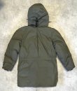 画像5: 80'S EDDIE BAUER 黒タグ リアルコヨーテファー グースダウンジャケット オリーブ USA製 (VINTAGE)