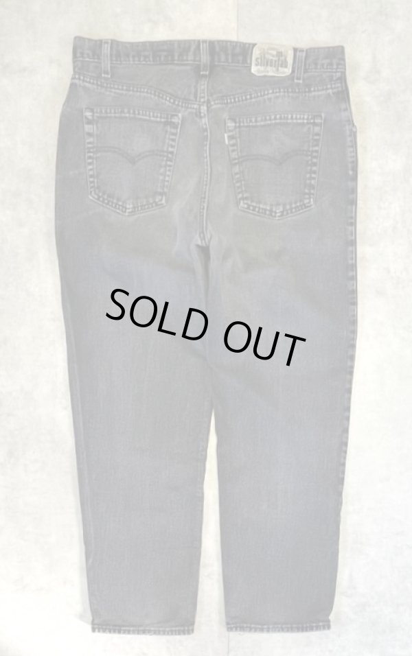 画像4: 90'S LEVIS SILVER TAB デニム ブラック USA製 W38L30 (VINTAGE)