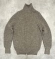 画像3: 80'S LL Bean ブリティッシュウール ドライバーズニット ダークベージュ イングランド製 (VINTAGE)