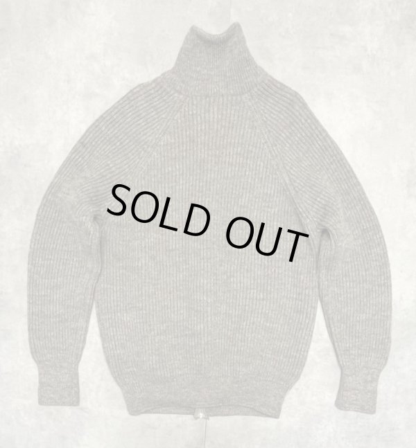 画像3: 80'S LL Bean ブリティッシュウール ドライバーズニット ダークベージュ イングランド製 (VINTAGE)