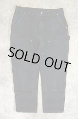 画像: CARHARTT ダブルニー ダック ペインターパンツ ブラック W38L30 USA製 (VINTAGE)