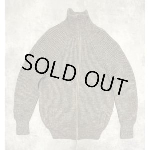 画像: 80'S LL Bean ブリティッシュウール ドライバーズニット ダークベージュ イングランド製 (VINTAGE)