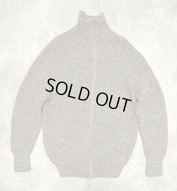 画像1: 80'S LL Bean ブリティッシュウール ドライバーズニット ダークベージュ イングランド製 (VINTAGE)