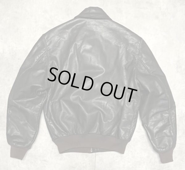 画像5: 80'S LL Bean "A-2" レザー フライトジャケット ダークブラウン USA製 (VINTAGE)