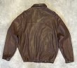 画像5: 90'S RALPH LAUREN チンスト付き 裏地付き レザー ドリズラージャケット ブラウン (VINTAGE)