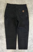 画像3: CARHARTT ダブルニー ダック ペインターパンツ ブラック W36L30 (VINTAGE)