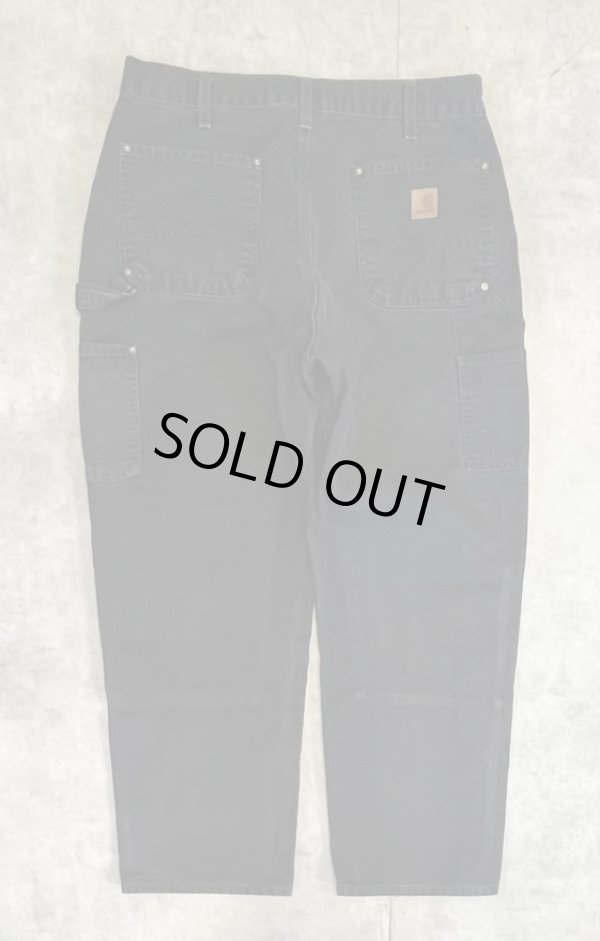 画像3: CARHARTT ダブルニー ダック ペインターパンツ ブラック W36L30 (VINTAGE)