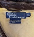 画像2: 90'S RALPH LAUREN チンスト付き 裏地付き レザー ドリズラージャケット ブラウン (VINTAGE)
